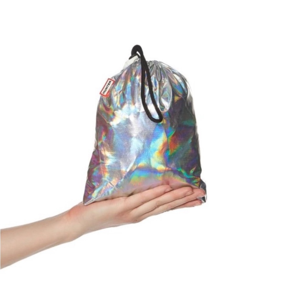 Hunter Metallic Silver Utility Jacket Size Small - image 7